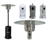 TERMOPATIO STUFA A GAS FUNGO PER ESTENO INTERNO 13 KW 25 MQ BTU 44000 BIANCO