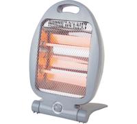 Stufetta al quarzo 2 elementi 800w Base ripieghevole. Interruttore di sicurezza