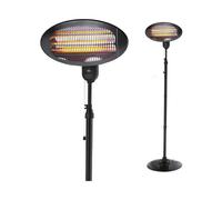 Stufetta al Quarzo EDM 07091 07091 Nero 2000 W 49,6 x 15,6 x 24,2 cm