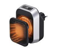 Stufetta Compatta 600W Mini Soffiatore ad Aria Calda a Parete | Termoventilatore portatile a risparmio energetico con touchscreen per Appartamento Auto Casa Ufficio Camera Tavolo Soggiorno
