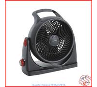 Termozeta Termoventilatore TZR31 - Stufetta elettrica bagno ciclonico d'appoggio/parete, EEK A
