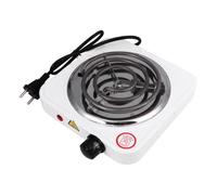 Stufetta Elettrica da Campeggio 1000w Bianca Singolo Bruciatore