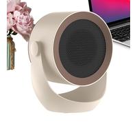Stufetta Elettrica,Due Livelli Temperatura Regolazione 90 Gradi Ventilatore Portatile Rinfrescante Scrivania - Riscaldamento Elettrico Mini Protezione Ribaltamento Surriscaldamento per Camera da