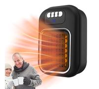 Stufetta Elettrica per Camera da Letto, Termoconvettore Portatile A Parete, Caldo Silenzioso con Telecomando Display LED per Camera da Letto Bagno Ufficio