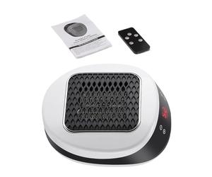 Stufetta Elettrica Portatile - Riscaldamento Rapido E Risparmio Energetico - Timer E Telecomando Elettrico Termoconvettore Personale | Per Ufficio Camera Da Letto Campeggio Auto