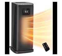 Stufetta oscillante for uso interno, riscaldamento rapido 1S, stufa elettrica e portatile con termostato, stufa PTC in ceramica da 1500 W Per Uso Interno