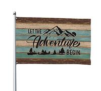Stuff For Your Room Let The Adventure Begin, bandierine per stanza dei ragazzi, dormitorio divertente (30 x 45 cm)