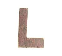 STUFF Loft Lettere vintage in legno di barca, 18 cm, lettere: L