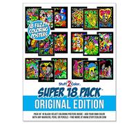 Stuff2Color Super confezione da 18 poster Fuzzy Velvet 20,3 x 25,4 cm (Original Edition)
