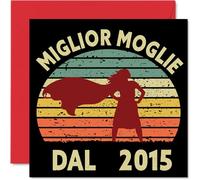 Stuff4 10° Simpatico Biglietto di Anniversario per il Moglie