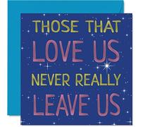 Biglietti condoglianze Thinking of You Cards - Those We Love Never Really Leave Us - Biglietto condoglianze biglietti lutto adulti sorry for loss lutto 145mm biglietti auguri condoglianze
