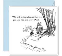 Biglietti di auguri di compleanno uomini e donne con Winnie The Pooh il mio giorno preferito dolce biglietto di auguri mamma papà sorella fratello figlia zio nonno 145mm