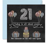 Stuff4 Biglietti di auguri divertenti per il 21° compleanno per uomini