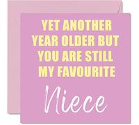 Stuff4 Biglietti di compleanno divertenti nipote - Another Year Older Still My Favorite - Banter Happy Birthday Card from Uncle Aunty Auntie Birthday Gifts 145mm Joke Humour Cards Gift