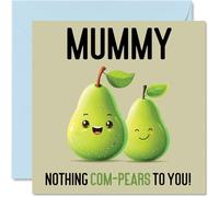 Stuff4 Biglietti di compleanno la mamma - Nothing Com-Pears - Divertente biglietto di auguri di buon compleanno la mamma da figlio figlia biglietto la festa della mamma la mamma 145mm