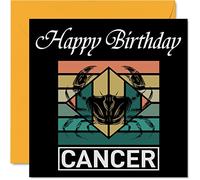 Biglietti di compleanno uomini e donne segno zodiacale cancro divertente biglietto di compleanno mamma papà fratello sorella figlio figlia nonno 145mm biglietti di auguri