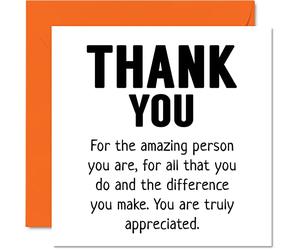 Stuff4 Biglietti di ringraziamento - Amazingson All You Do Truly Appreciated - Biglietti di ringraziamento lui uomini donne biglietto di apprezzamento sincero 145mm Thank You So Much