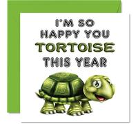 Stuff4 Biglietti di ringraziamento insegnanti - I'm So Happy You Tortoise This Year - Biglietti di ringraziamento insegnante lei o lui biglietto di apprezzamento umoristico insegnanti 145mm