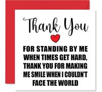 Stuff4 Biglietti di ringraziamento - Stand By Me - Biglietti di ringraziamento lui i suoi uomini e donne biglietto di apprezzamento sincero 145mm biglietti di ringraziamento regali