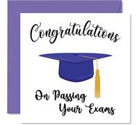 Biglietto d'esame passato Congratulazioni - Superare gli esami - Passare i regali degli esami ben fatto Congratulazioni 145mm