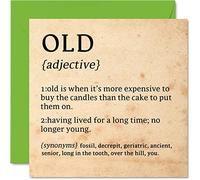 Stuff4 Biglietto di auguri di compleanno uomini e donne - definizione del dizionario - Rude Happy Birthday Card zia zio mamma nonno 145 mmx145 mm divertenti biglietti di auguri il compleanno