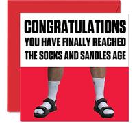 Stuff4 Biglietto di auguri di compleanno uomo - Not a Good Look - Biglietto di auguri di buon compleanno papà fratello figlio nonno zio 145mm divertenti battute lui