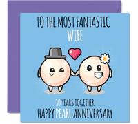 Stuff4 Biglietto di auguri per 30° anniversario di matrimonio, per moglie