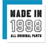 Stuff4 Biglietto di auguri umoristico il 26° compleanno uomo donna lui e lei realizzato nel 1998 con tutte le parti originali divertente biglietto di auguri ventisei ventiseiesimo