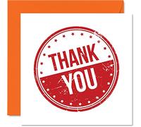 Stuff4 Biglietto di ringraziamento - Biglietti di ringraziamento per tutte le occasioni per lei o lui biglietto di ringraziamento 145mm biglietti di ringraziamento per regali per familiari e amici