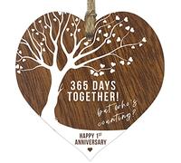 Stuff4 Cuore, Legno Scuro, Taglia Unica