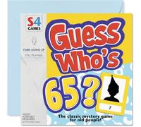 Stuff4 Divertente biglietto di auguri per 65° compleanno, ancora giocando a | Design parodia del gioco con silhouette e cappello da festa, torsione sfacciata su un classico gioco da tavolo