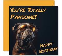 Stuff4 Divertente biglietto di compleanno donne e uomini con occhiali da sole con cane biglietto di auguri mamma papà fratello sorella zio cugino nonno tata e amico 145mm