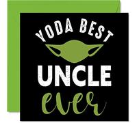 Stuff4 Divertente biglietto di compleanno per zio, Yoda Best