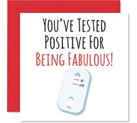 Stuff4 Divertenti biglietti di compleanno per donne, positivi per essere favolosi, biglietti d'auguri umoristici per tua mamma, sorella, figlia, moglie, fidanzata, amica, nonna, 145 mm x 145 mm