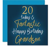 Stuff4 Fantastico biglietto di auguri per il 20° compleanno per nipote, 20