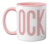 Stuff4 Rude Gifts - Tazza rosa con scritta "C*c", idea regalo per migliore amico della migliore amica, regalo di compleanno, divertente regalo di compleanno, 325 ml, tazza in ceramica con manico rosa