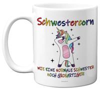 Stuff4 Schwestercorn Tazza Schwester Geschenk, Weihnachten Geschenkidee
