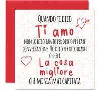 Stuff4 Simpatico Biglietto di Anniversario - La Cosa Migliore di Sempre - Sincero Biglietto di Anniversario di Matrimonio Donne Uomini Lei Lui Biglietti d'auguri 145mm la Fidanzata.