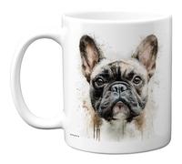 Stuff4 Tazza per amanti dei cani, tazza con bulldog francese, idea regalo per amici e familiari da parenti e proprietari di cani, regalo di compleanno divertente per il compleanno, 325 ml, in ceramica
