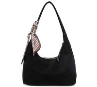 Stuffa a tracolla Hobos Fuce Suede Suede con cerniera per viaggi di lavoro (nero)