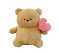 Stuffed Animal Bear With Voice Recorder - Talking Plush Bear | Heart-Shaped Music Playing Doll | Soft PP Cotton, Recordable Message, For Wife Girlfriend Mother Valentine Birthday