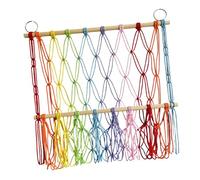 Stuffed Animal Hammock - Corner plusheis Organizer Net | Space Saving Toy Storage Solution for Bedroom, Nursery, Playroom, Dorm, or Living Room, Durable Wall Mounted Hanging Mesh Holder, Decorative