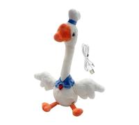 Stuffed Animal - Plush Toy | Rechargeable Talking Dancing Singing Plush with Music, Interactive Electronic Toy for Kids with Lights, Soft Stuffed Animal Gift for Boys Girls Bedroom Car Decor