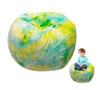 Stuffed Animal Storage Chair - Kids Seating Solution, Soft Durable Storage, Nursery Room Decor, Spacious Holder, Playroom Child Comfort Seat | Large Capacity with Washable Cover for Toddler Bedroom Li