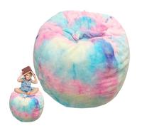 Stuffed Animal Storage Chair - Kids Seating Solution, Soft Durable Storage, Nursery Room Decor, Spacious Holder, Playroom Child Comfort Seat | Large Capacity with Washable Cover for Toddler Bedroom Li