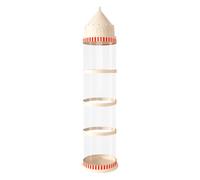 Stuffed Animal Storage, Doll Display Transparent Holder, Aesthetic Castle Design Storage Tube, Pink, for Bedroom Classroom Living Room Dorm Balcony Nursery Garage Playroom Garages Effortlessly