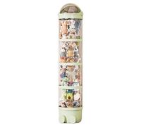 Stuffed Animal Storage Tube - 12x18in Transparent Toy Bucket, Stackable Doll Organizer, Kids Soft Holder, Nursery Basket, Bedroom Playroom Container | Standing Solution for Toys and Room Uses