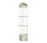Stuffed Animal Storage Tube, Clear Bucket for Kids Toy Organizer, Stuffed Animal Doll Storage Holder Standing, Stackable Soft Toy Organizer Basket for Bedroom Nursery Clear Stuffed Animal Storage Tube