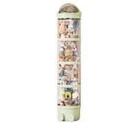 Stuffed Animal Storage Tube, Clear Bucket for Kids Toy Organizer, Stuffed Animal Doll Storage Holder Standing, Stackable Soft Toy Organizer Basket for Bedroom Nursery Clear Stuffed Animal Storage Tube