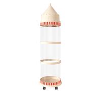 Stuffed Animal Storage Tube,Clear Doll Organizer Bin | Dustproof Castle Plush Toy Display Tube, Home Nursery Chests For Living Room Balcony Garage Dorm Classroom Bedroom Nursery